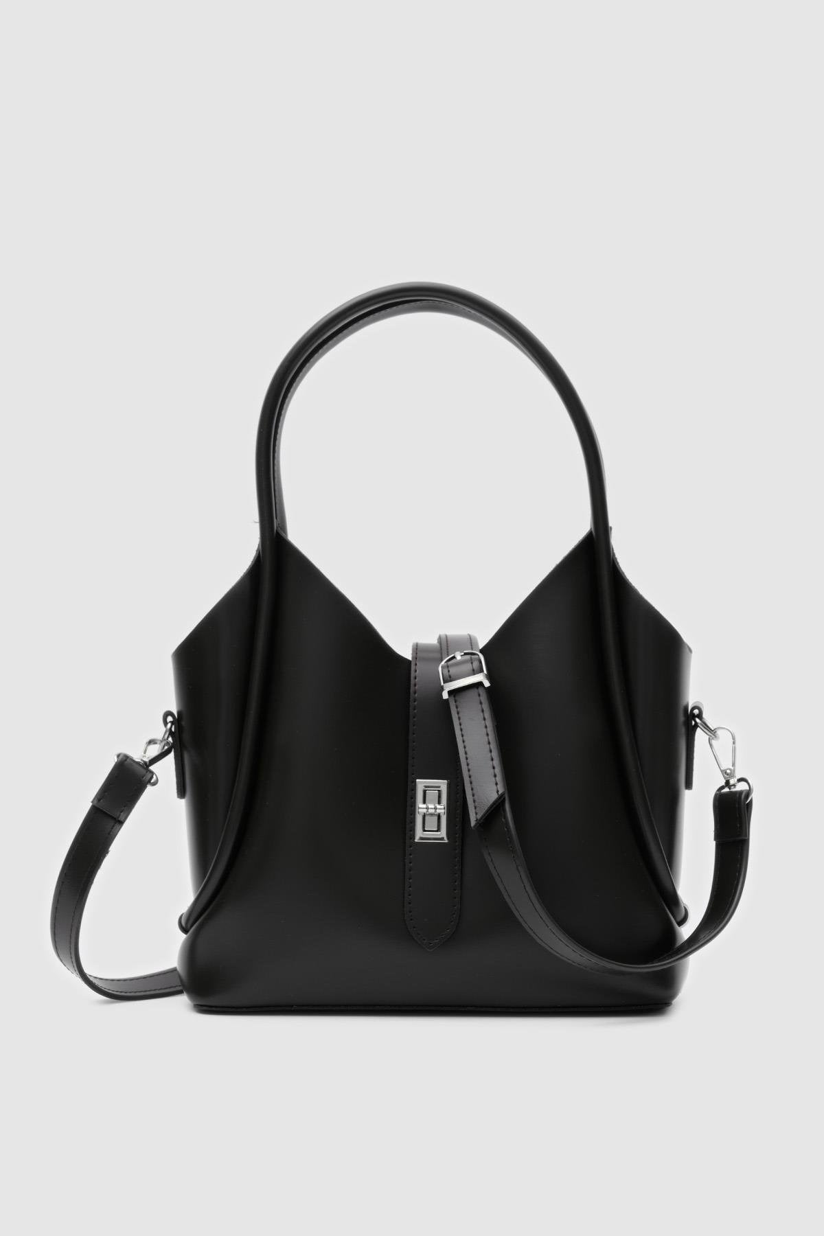 Brilena Kadın El ve Çapraz Çanta Siyah - ILOVESHOES