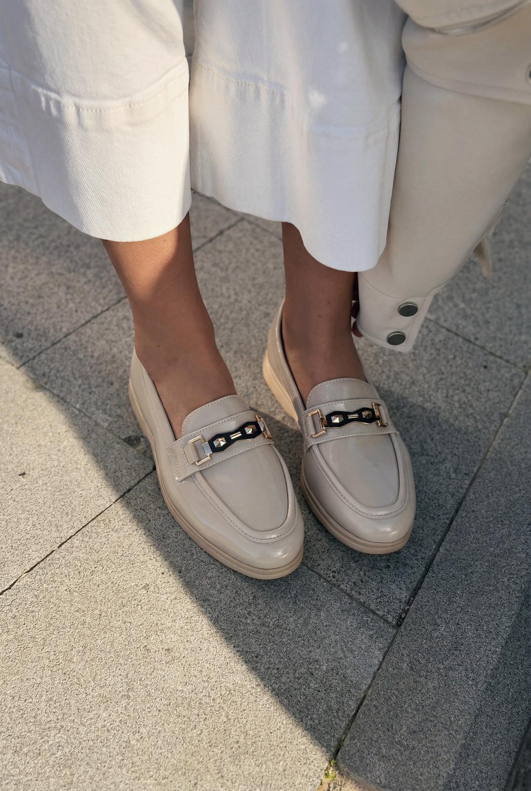 Torel Kadın Loafer Bej Rugan - ILOVESHOES