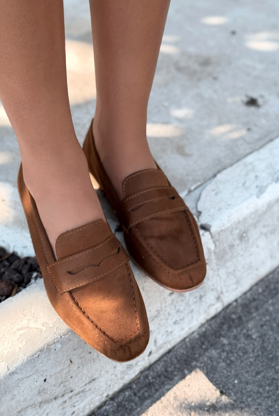 Orvino Kadın Loafer Kahverengi Süet