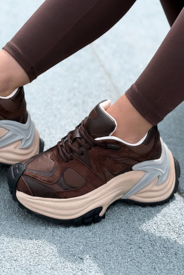 Leriva Kadın Spor Ayakkabı Acıkahve - ILOVESHOES