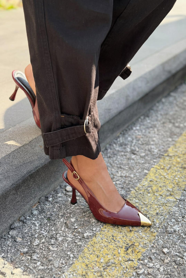 Caligo Stiletto Bordo Rugan - ILOVESHOES