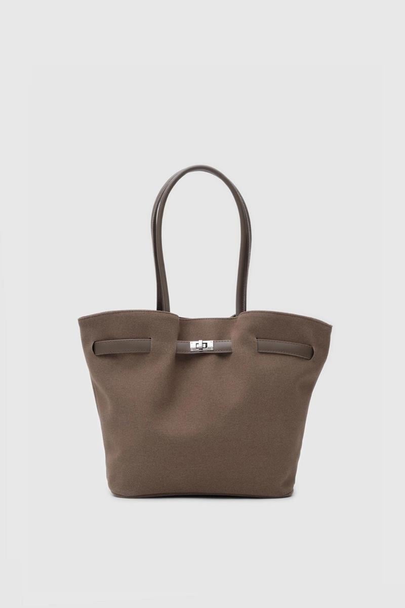 Fiorra Omuz Çantası Kahverengi Süet