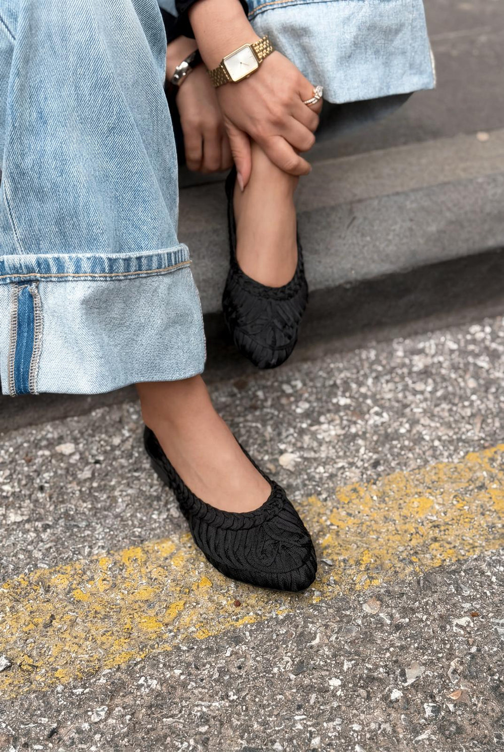 Morvik Siyah Kadın Babet - ILOVESHOES