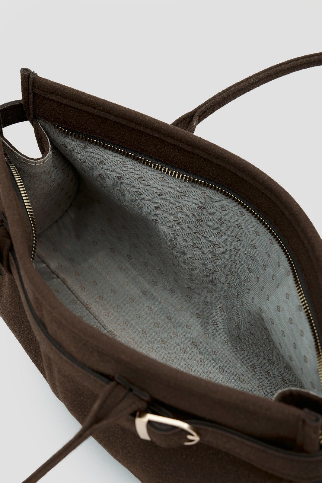 Anvessa Kadın Vintage Çanta Kahverengi Süet - ILOVESHOES