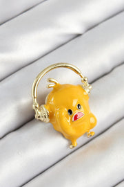 ILS - 1035 Civciv Figürlü Broş Gold - ILOVESHOES