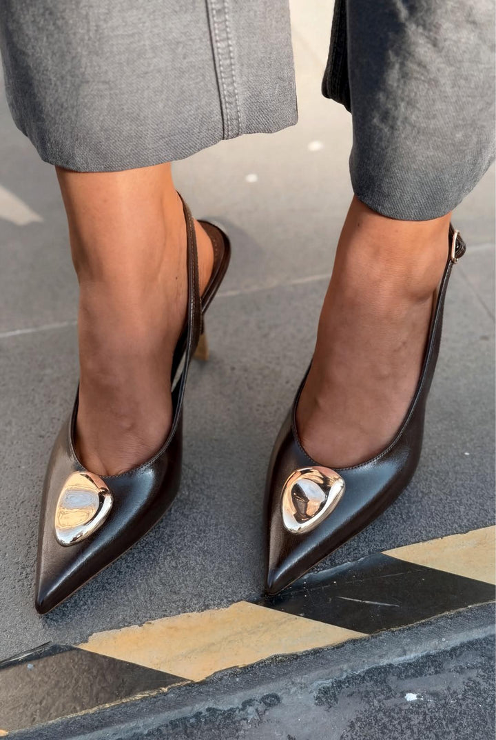Torval Dark Coffee Matte Leather Women&