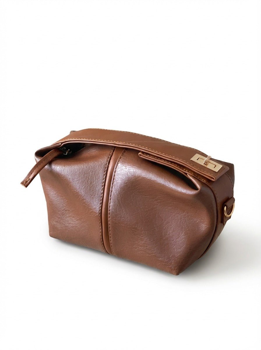 Sior Kadın El Çantası Taba Mat Deri - ILOVESHOES