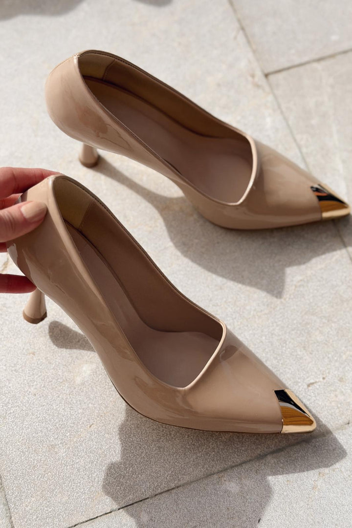 Noctra Stiletto Nude Rugan - ILOVESHOES
