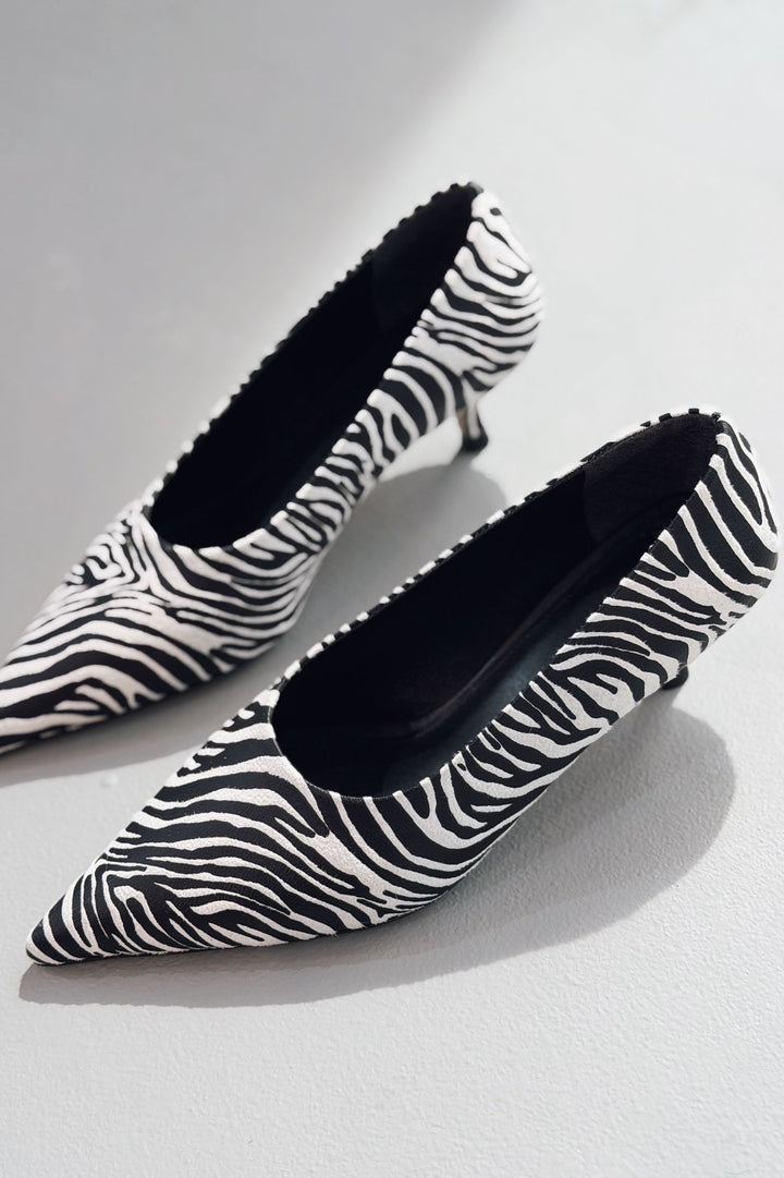 Molven Stiletto Beyaz Mat Deri - ILOVESHOES