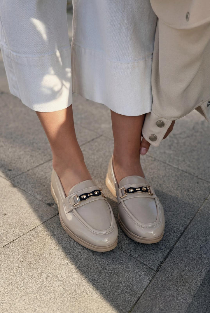 Torel Kadın Loafer Bej Rugan - ILOVESHOES