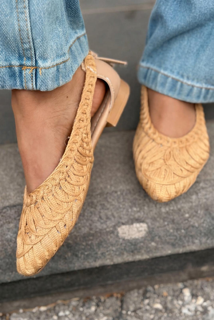 Morvik Kadın Babet Bej - ILOVESHOES