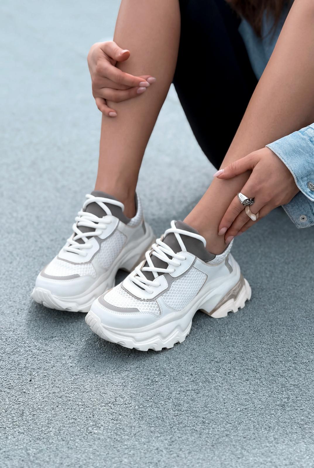 Meris Kadın Spor Ayakkabı Gri - ILOVESHOES