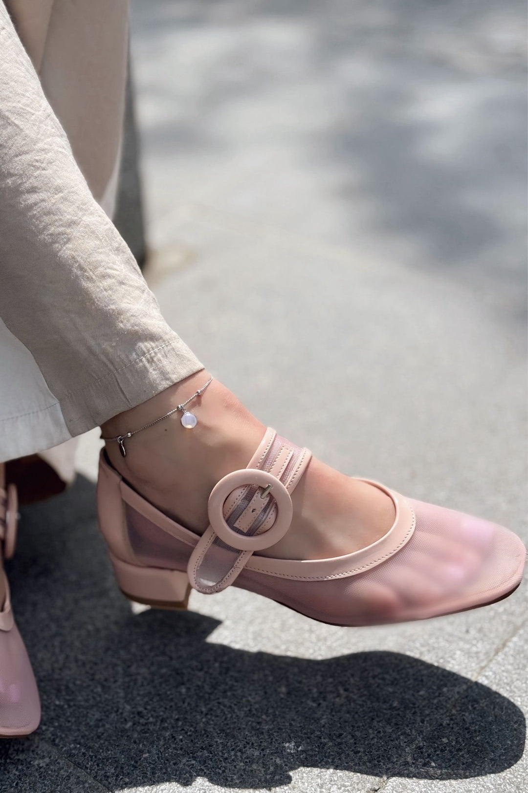 Cyreya File Pudra Toka Detaylı Mary Jane - ILOVESHOES