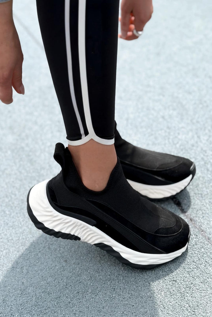 Leris Kadın Spor Ayakkabı Siyah - ILOVESHOES