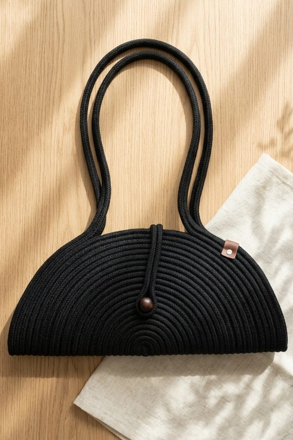 Ocevia Siyah Halat Kadın Çanta - ILOVESHOES