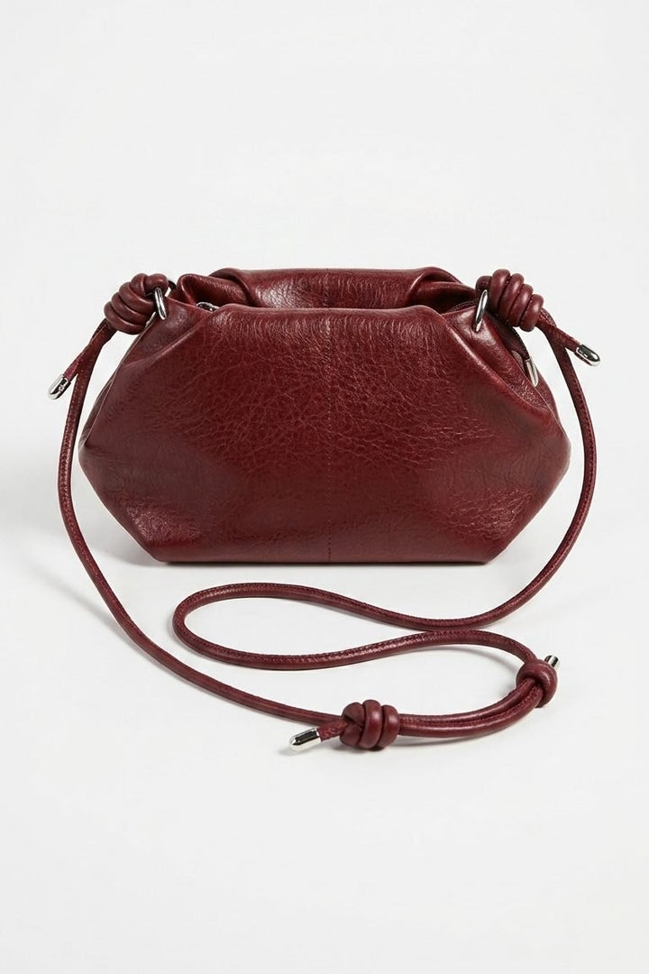 Mareli Bordo Kadın Omuz Çantası - ILOVESHOES