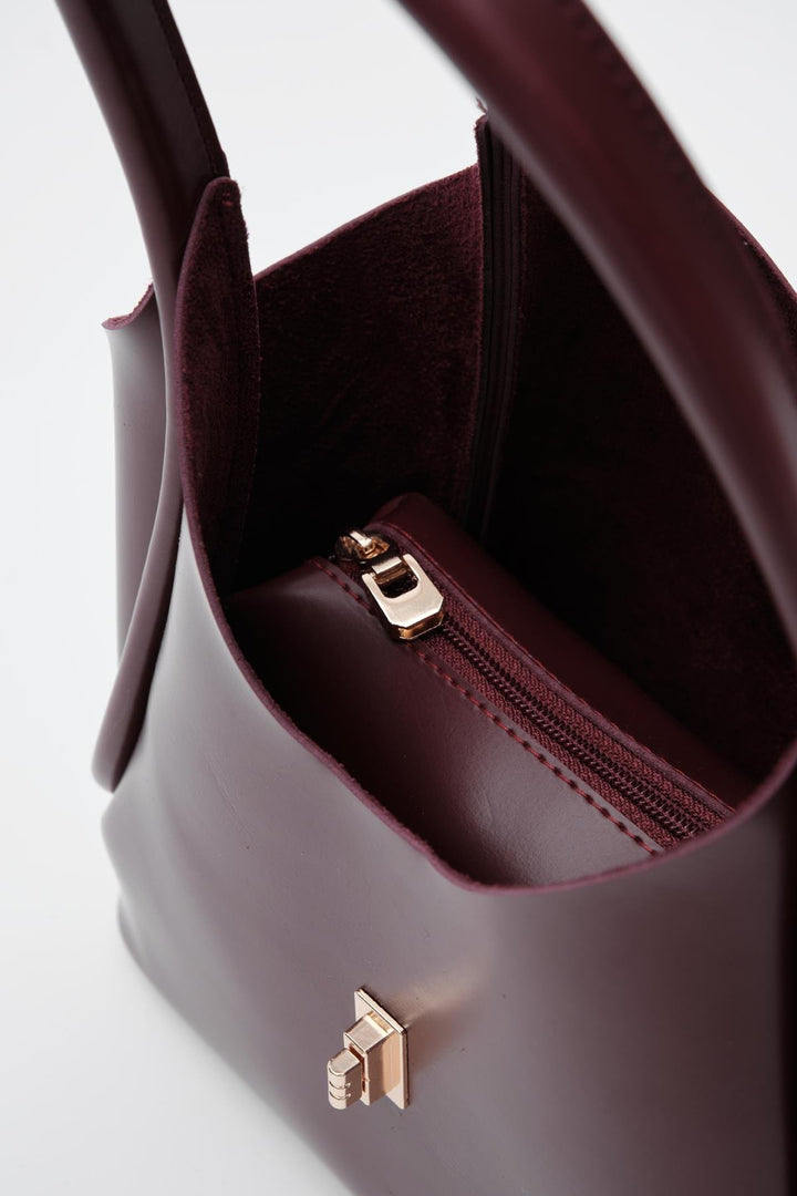 Brilena Kadın El ve Çapraz Çanta Bordo - ILOVESHOES
