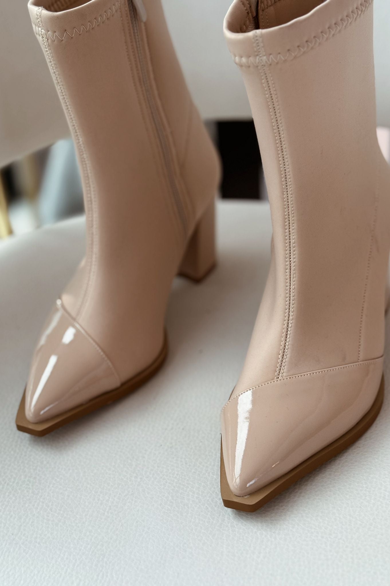 Mivora Streç Bej Kadın Bot - ILOVESHOES