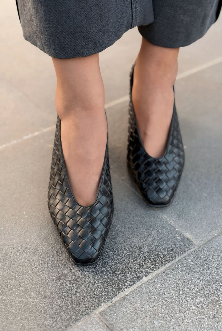 Torben Topuklu Ayakkabı Siyah Mat Deri - ILOVESHOES
