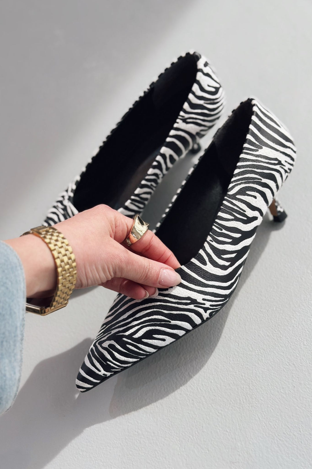 Molven Stiletto Beyaz Mat Deri - ILOVESHOES