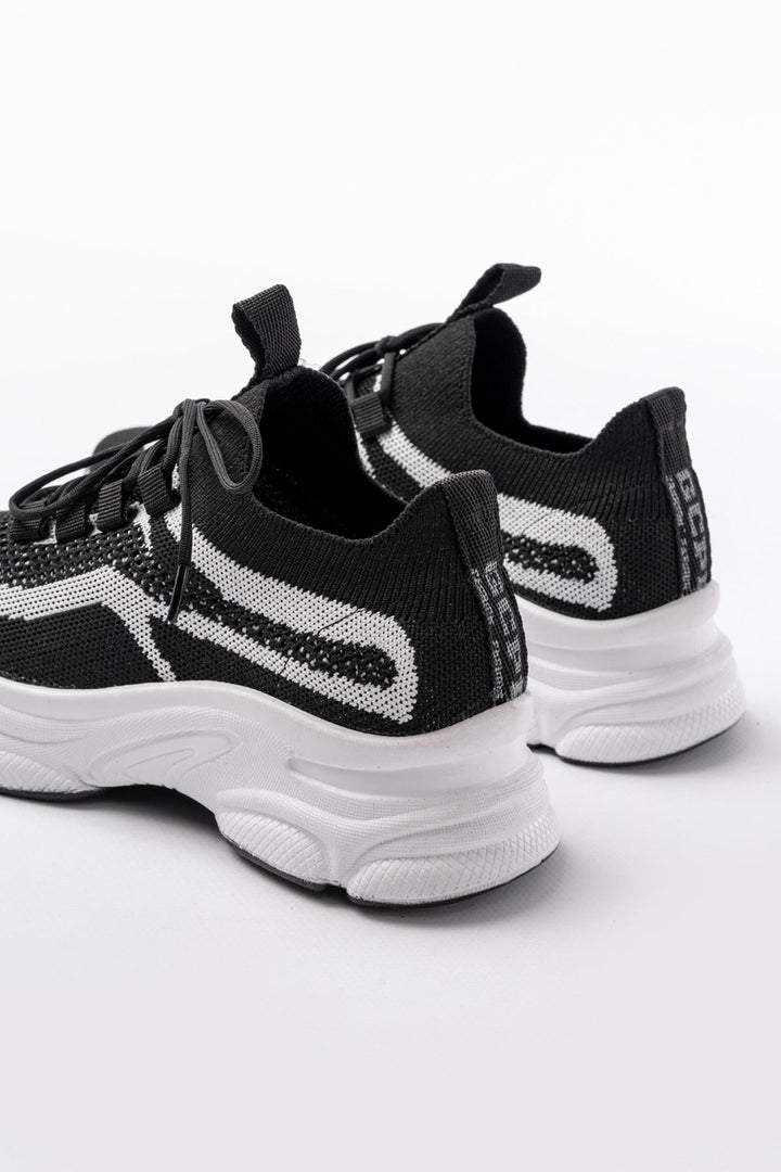 Dorina File Siyah Kadın Spor Ayakkabı