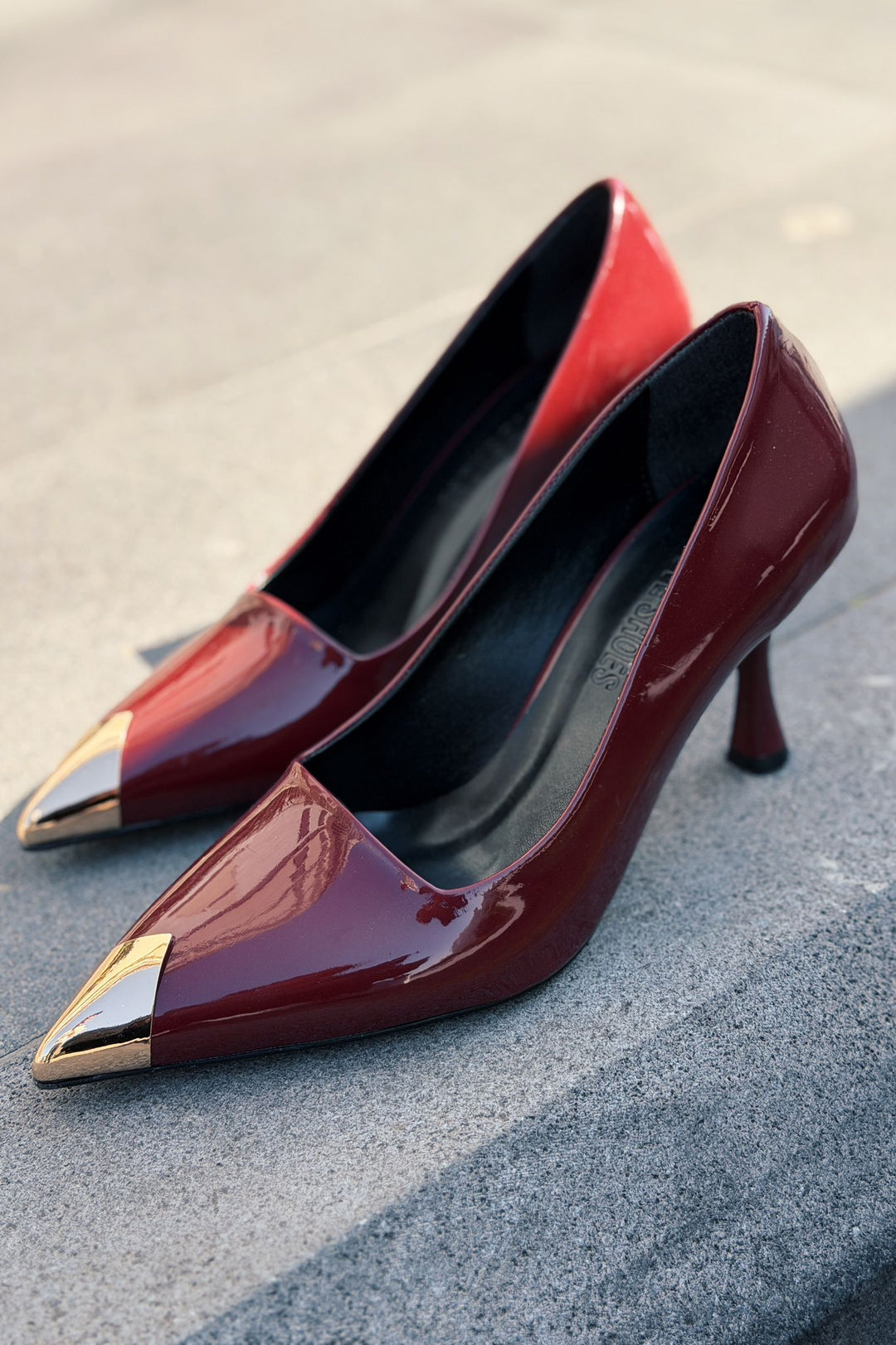 Noctra Stiletto Bordo Rugan - ILOVESHOES