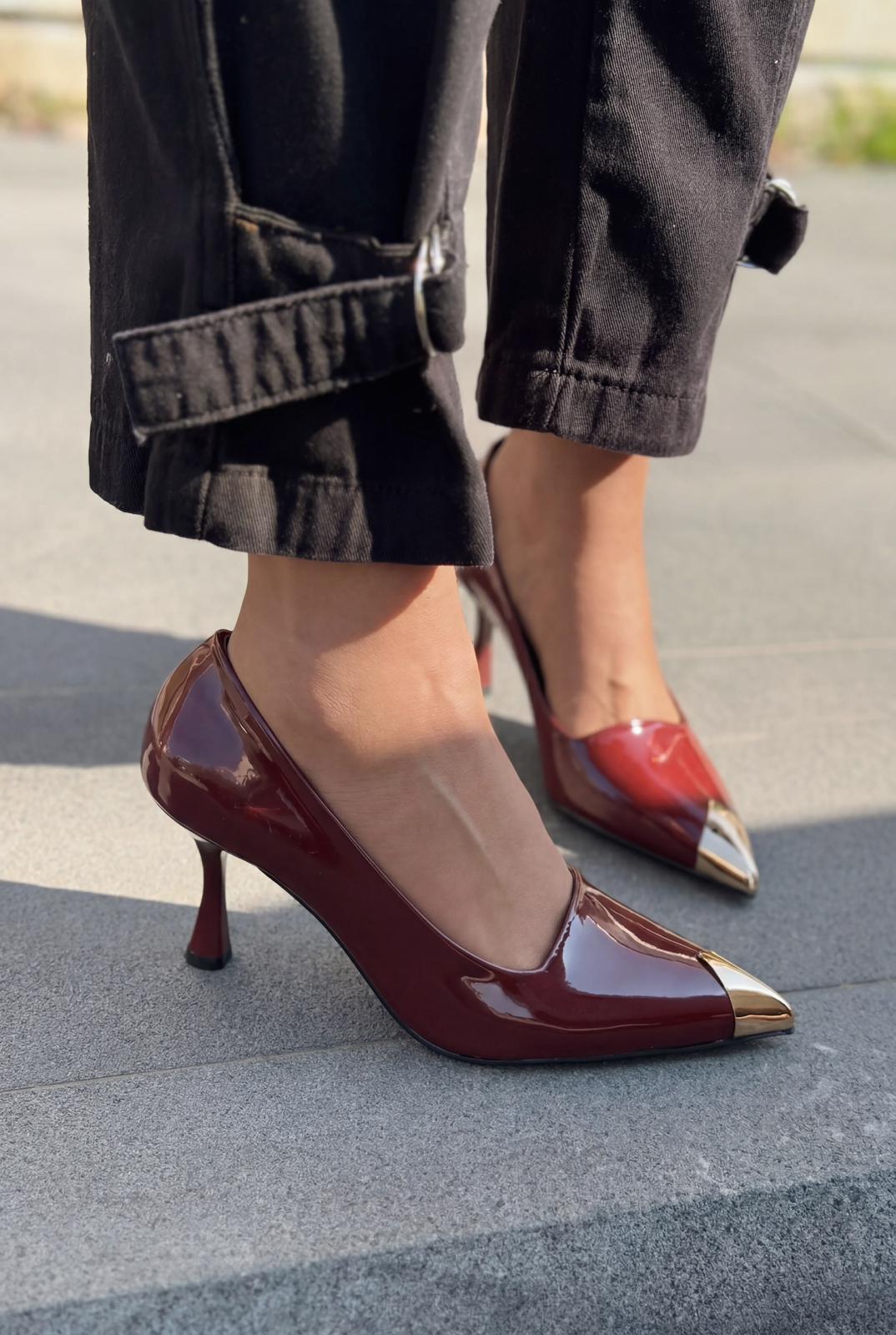Noctra Stiletto Bordo Rugan - ILOVESHOES