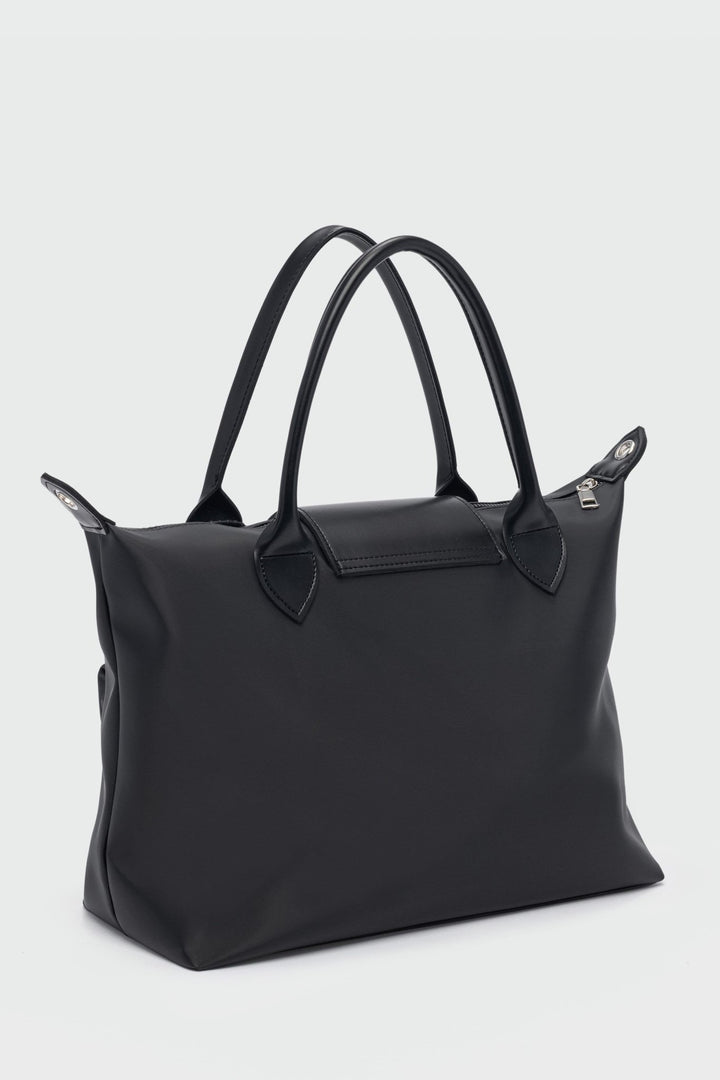 Aureli Kadın El Ve Omuz Çantası Siyah Charmlı - ILOVESHOES