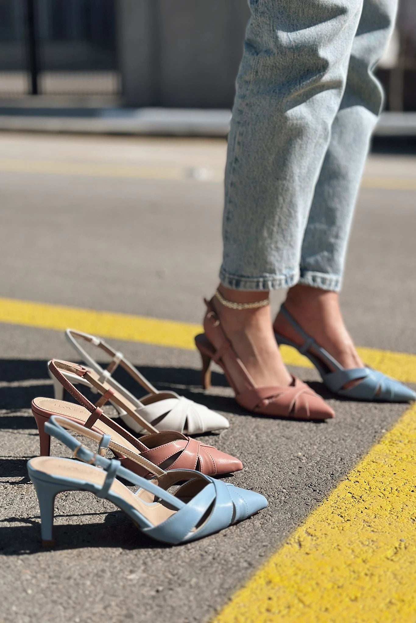 Peraps Mat Deri Yüksek Topuklu Stiletto Bebek Mavisi