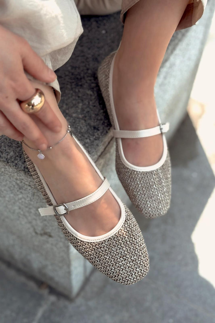 Xeluri Tekstil Kadın Babet Kahverengi - ILOVESHOES