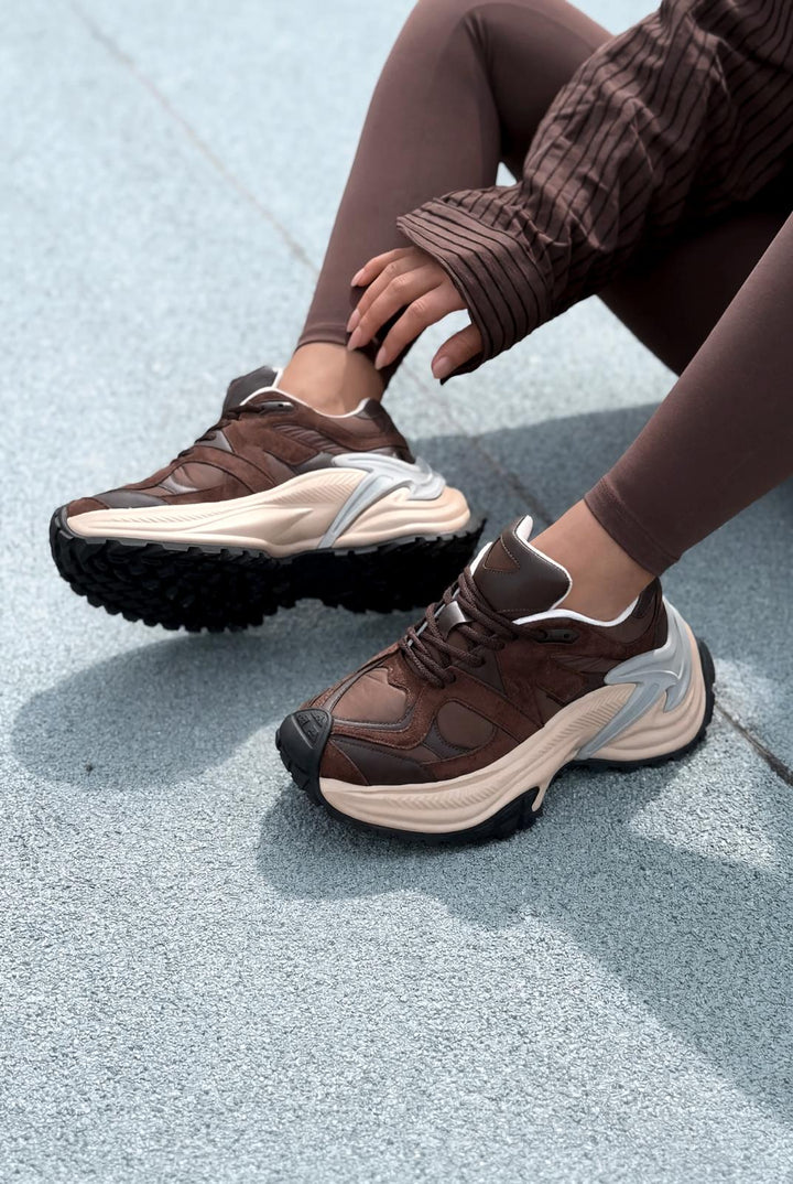 Leriva Kadın Spor Ayakkabı Acıkahve - ILOVESHOES