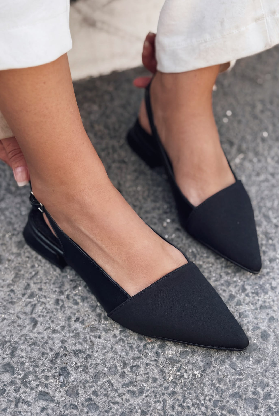 Drest Siyah Mat Deri Kadın Stiletto