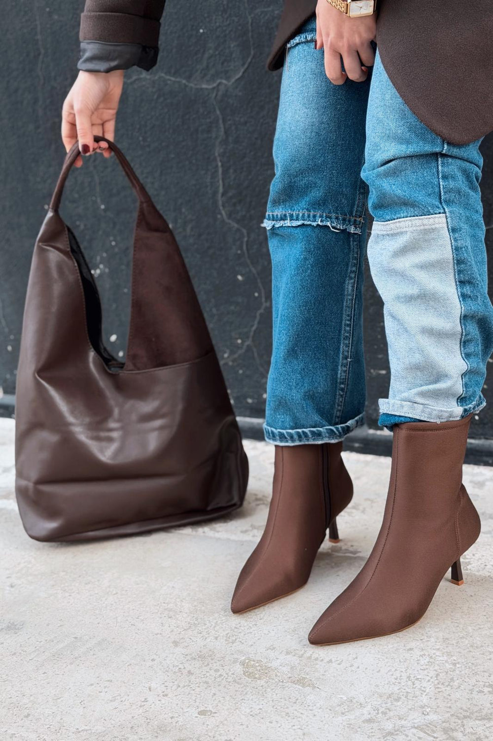 Larese Kadın Omuz Çantası Acıkahve - ILOVESHOES