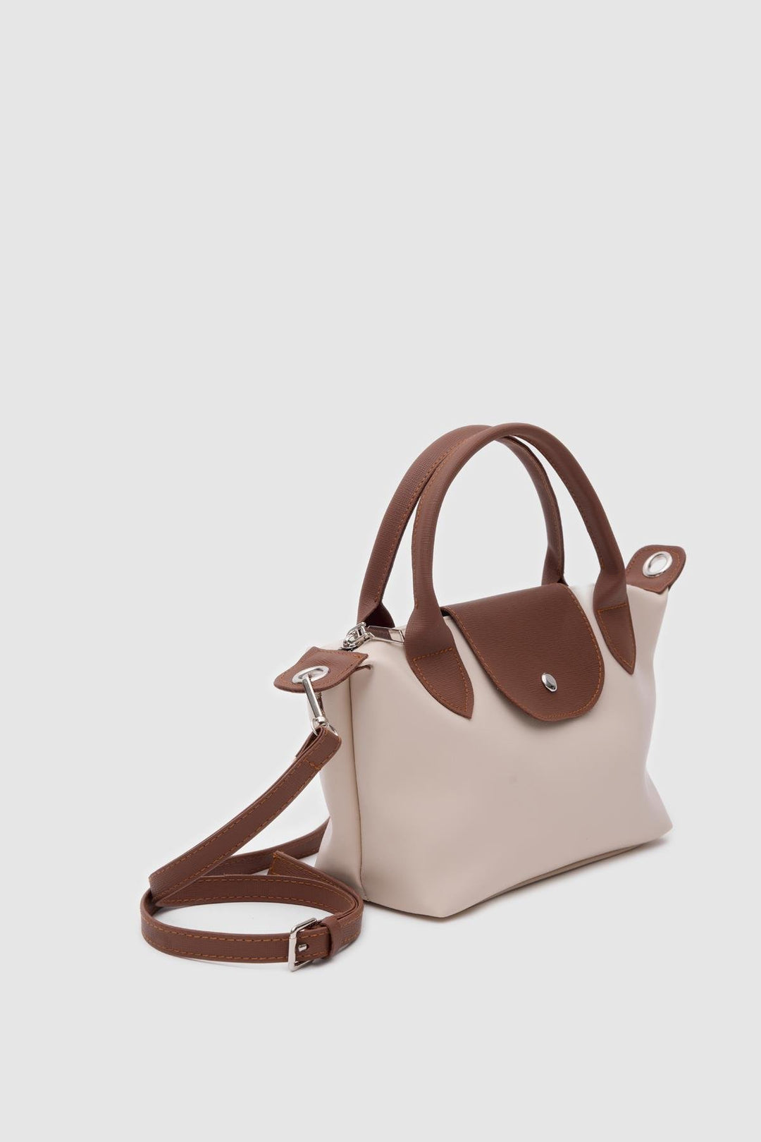 Calira Mini El Ve Çapraz Çanta Bej - ILOVESHOES