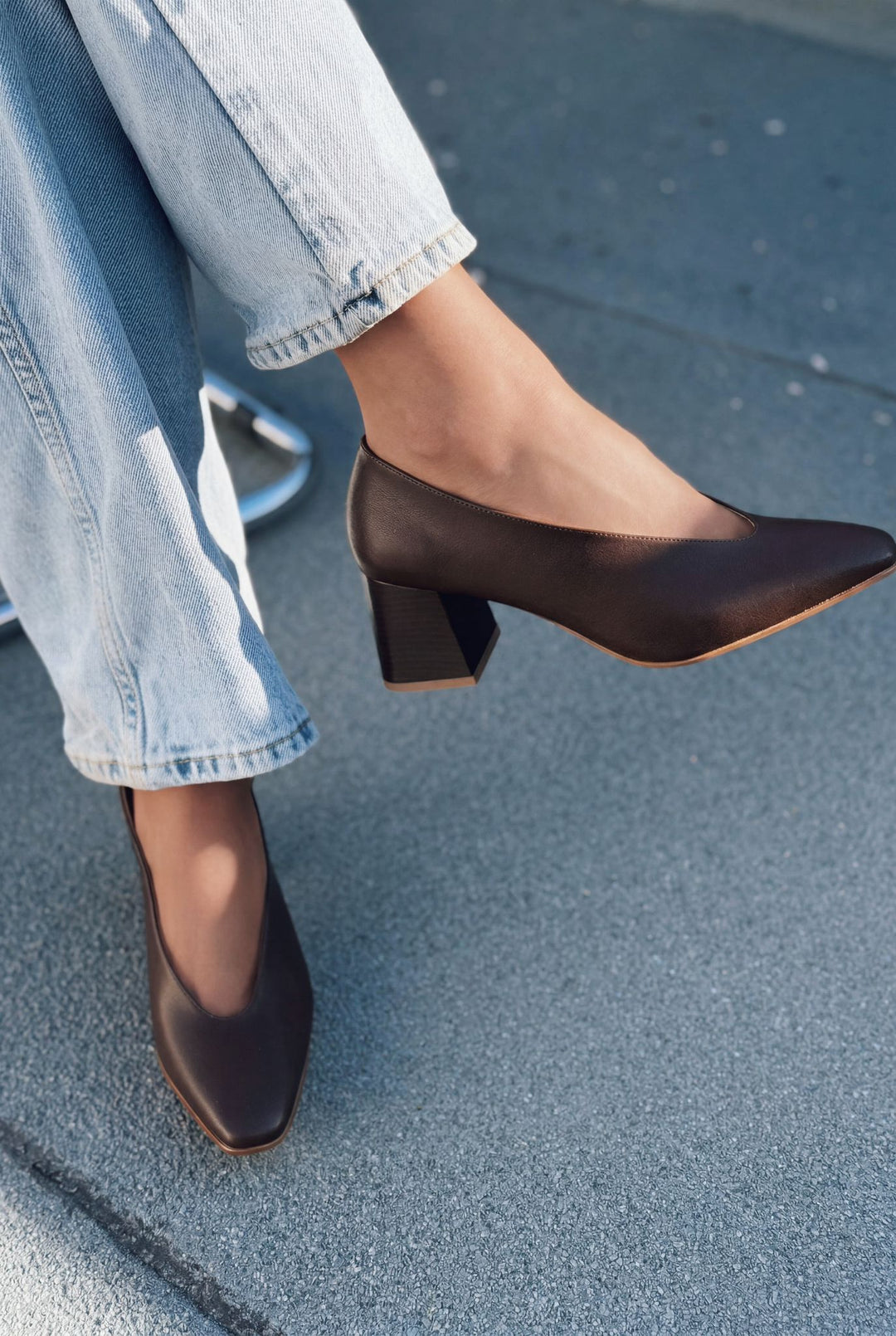 Torben Acı Kahve Mat Deri Kadın Topuklu Ayakkabı - ILOVESHOES