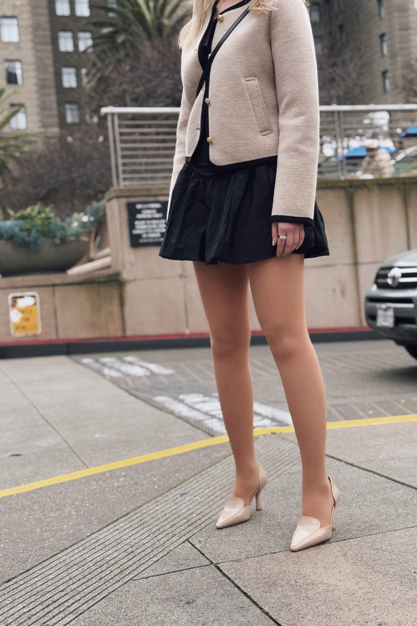 Karlo Rugan Yüksek Topuklu Stiletto Nude - ILOVESHOES