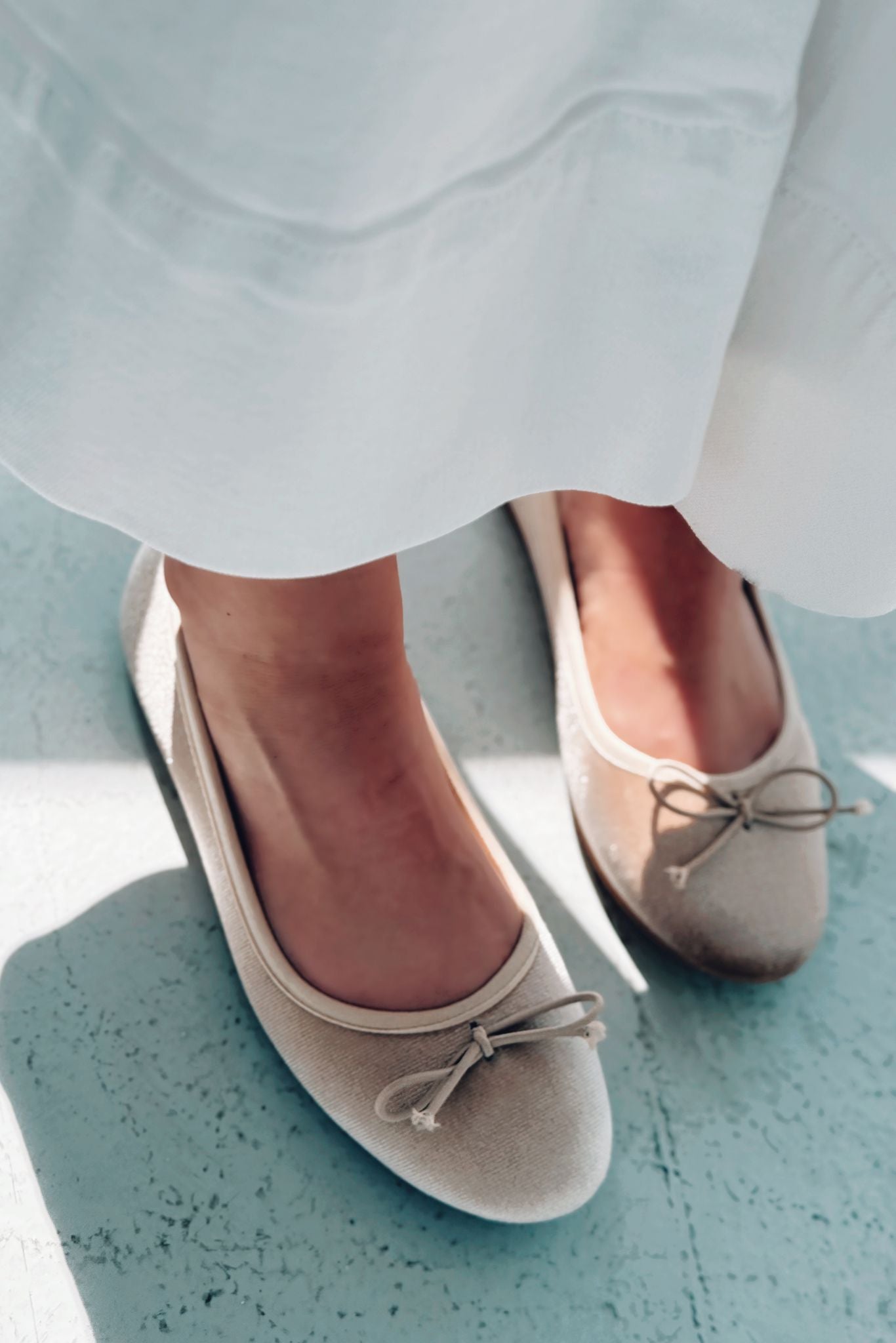 Lante Kadife Mary Jane Babet Bej - ILOVESHOES