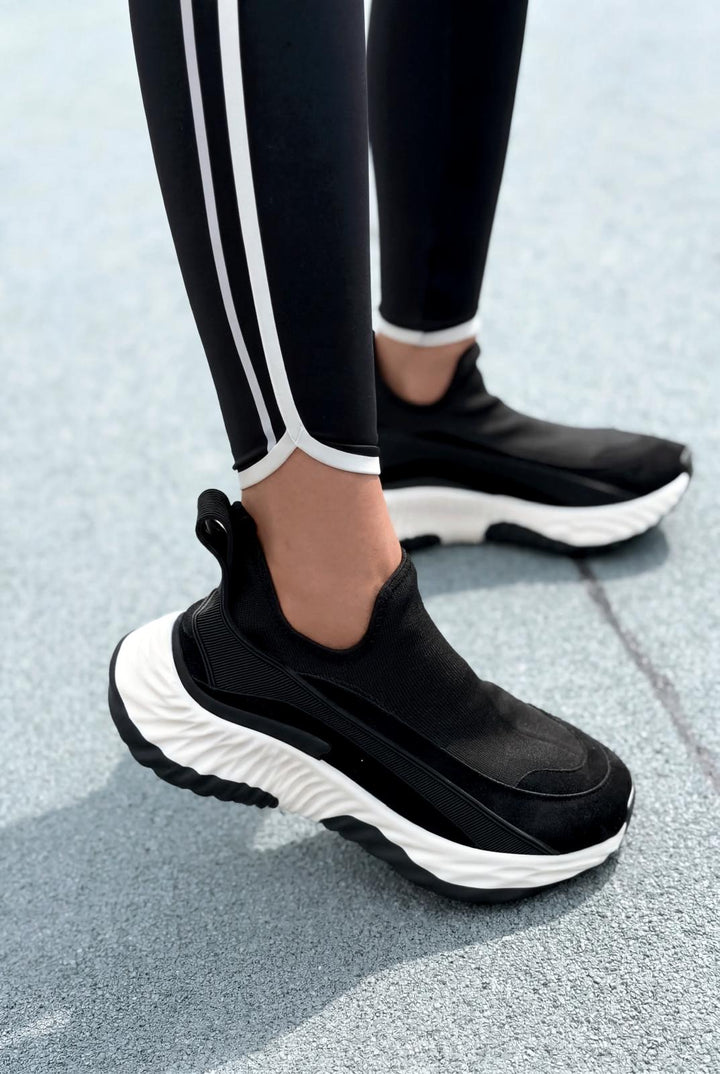 Leris Kadın Spor Ayakkabı Siyah - ILOVESHOES