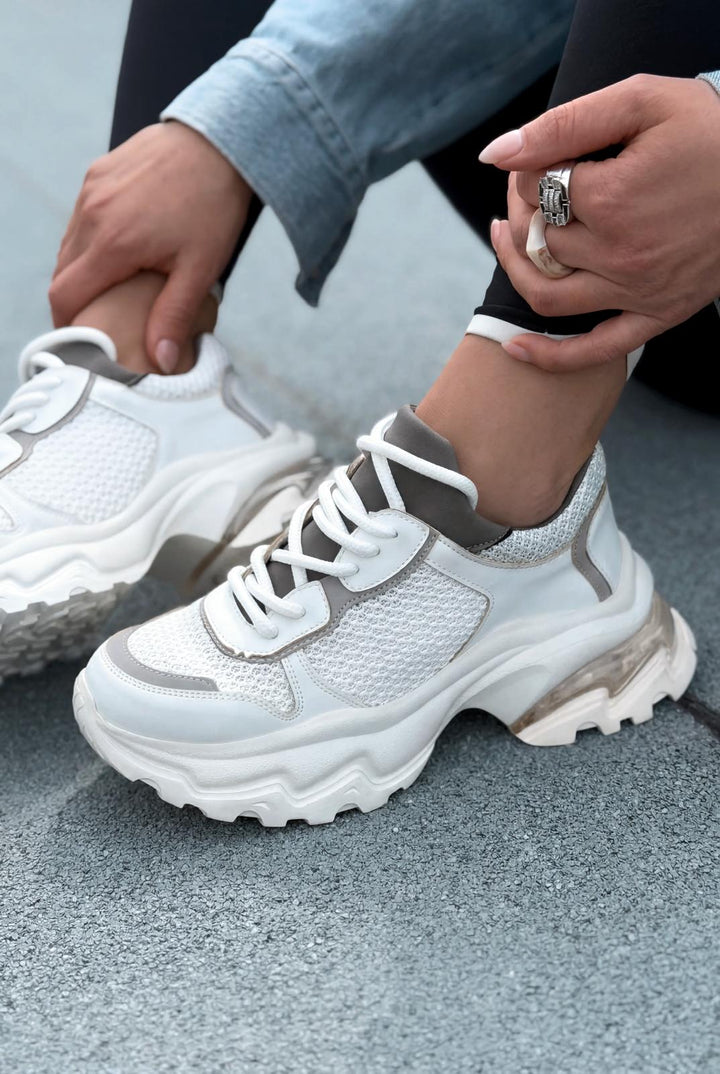 Meris Kadın Spor Ayakkabı Gri - ILOVESHOES