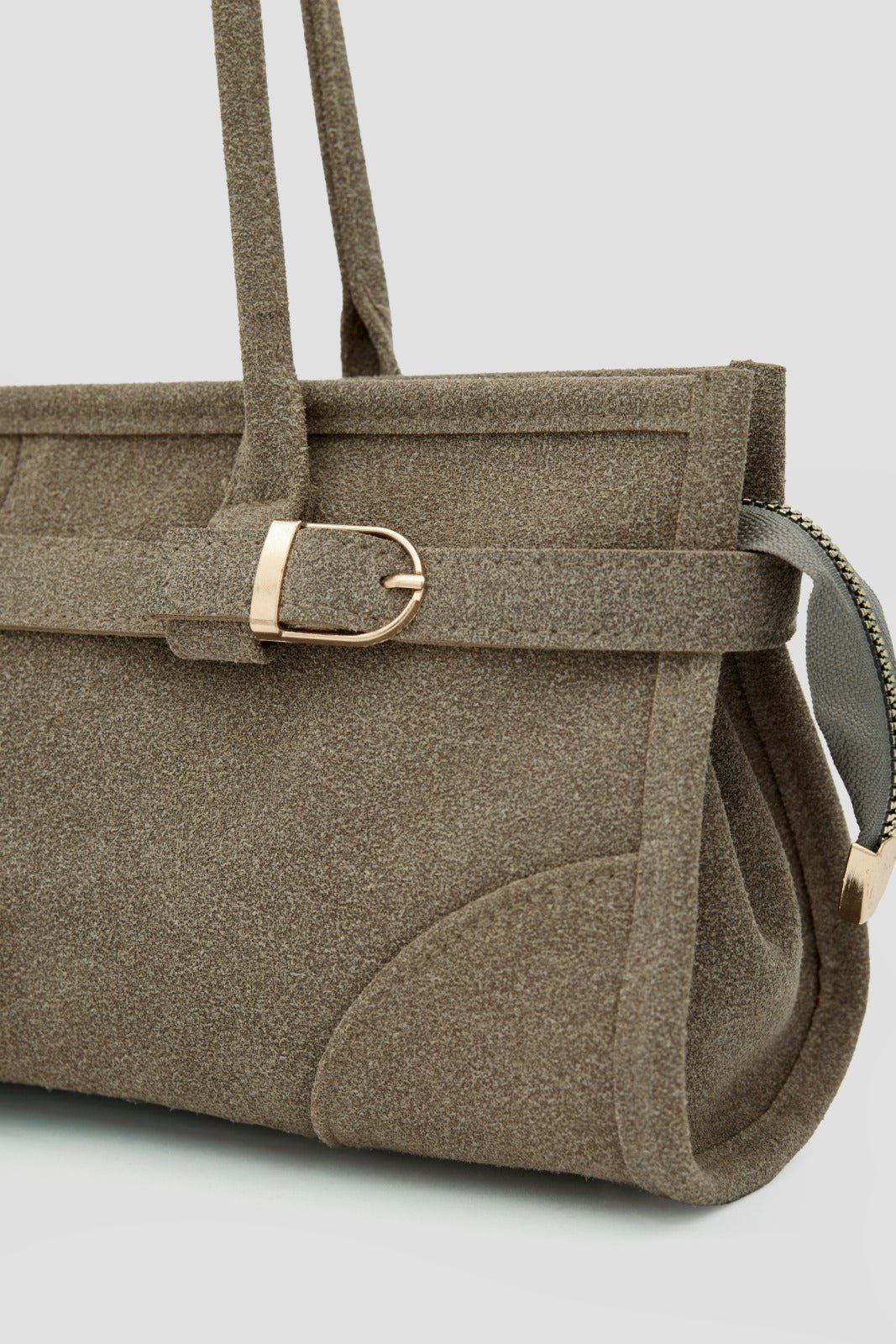 Anvessa Kadın Vintage Çanta Bej - ILOVESHOES