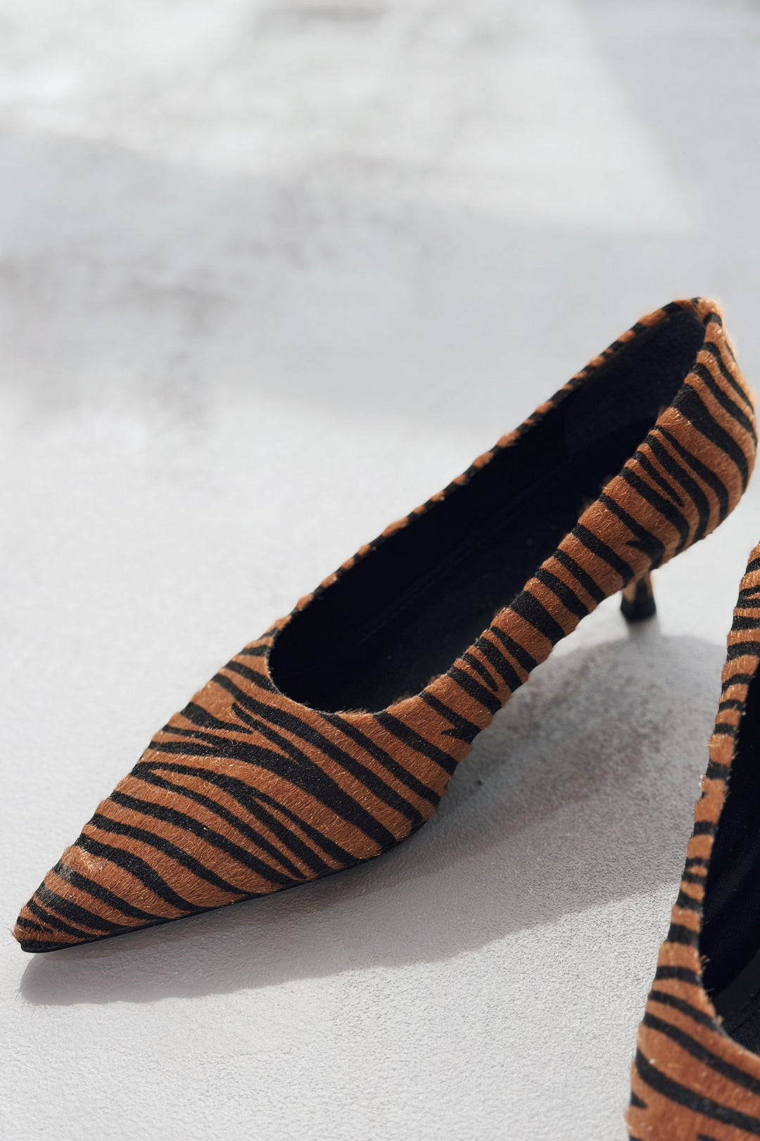 Molven Stiletto Taba Tay Tüyü - ILOVESHOES