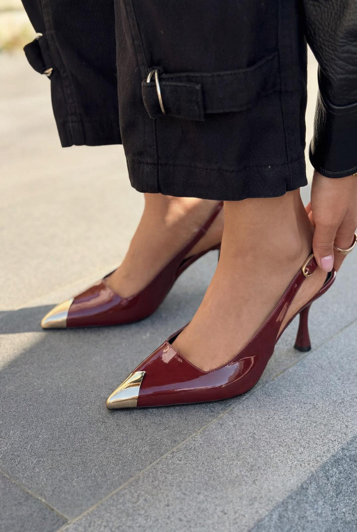 Caligo Stiletto Bordo Rugan - ILOVESHOES