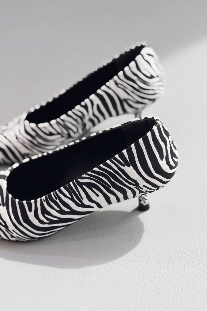 Molven Stiletto Beyaz Mat Deri - ILOVESHOES