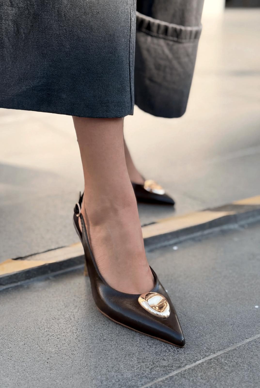 Torval Dark Coffee Matte Leather Women&