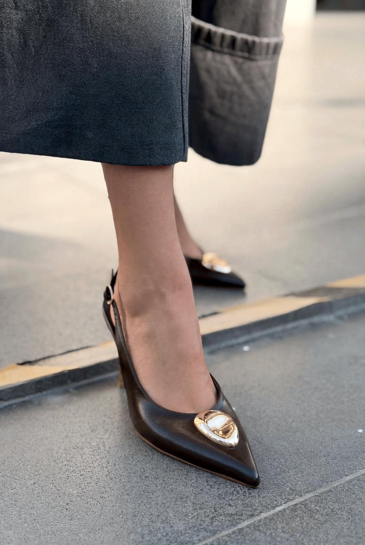Torval Dark Coffee Matte Leather Women&
