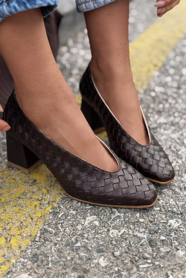 Torben Topuklu Ayakkabı Acıkahve Mat Deri - ILOVESHOES