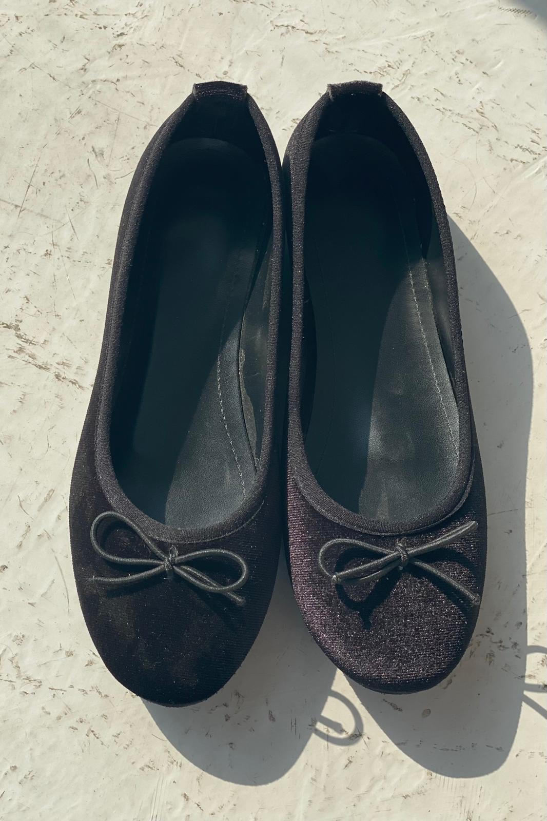 Lante Kadife Mary Jane Babet Siyah - ILOVESHOES