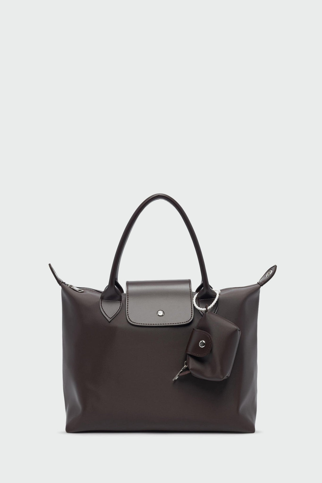 Aureli Kadın El Ve Omuz Çantası Acıkahve Charmlı - ILOVESHOES