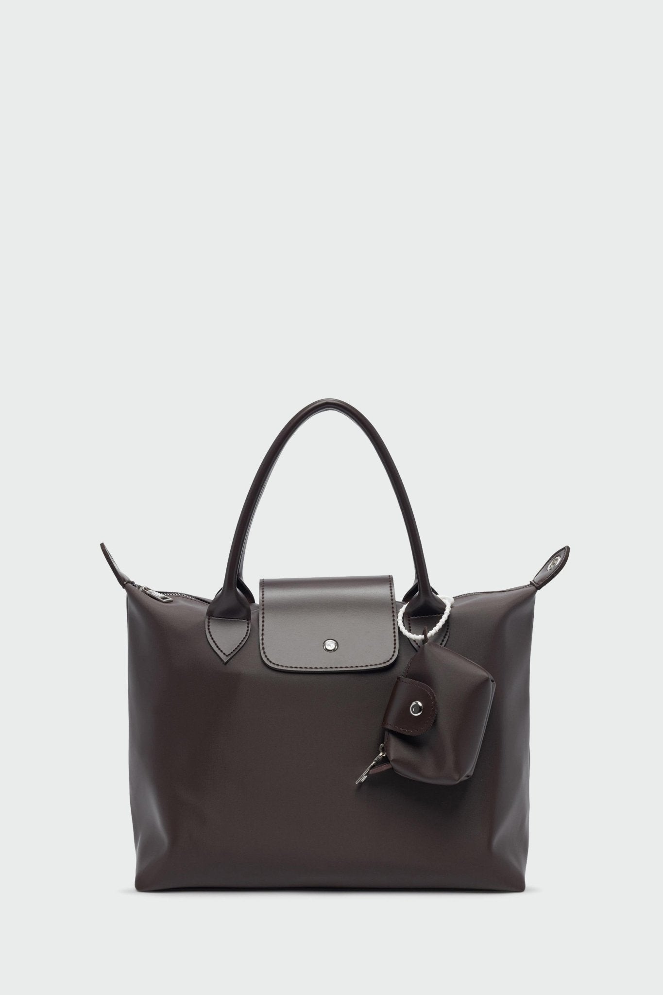 Aureli Kadın El Ve Omuz Çantası Acıkahve Charmlı - ILOVESHOES