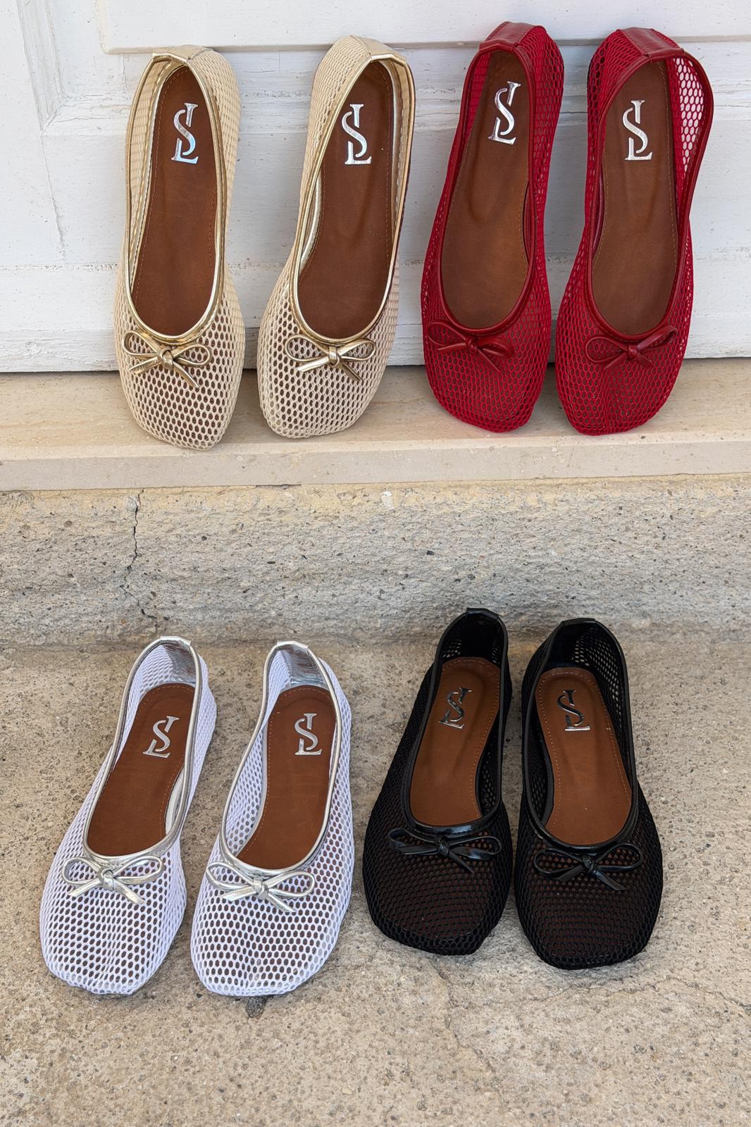 Torina Kadın Babet Bej File - ILOVESHOES